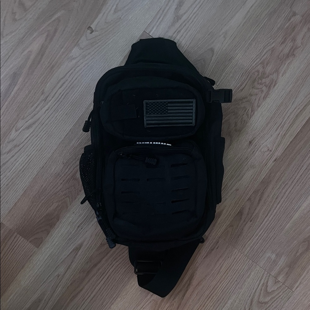 Tactical Black Men's Bag